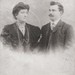 Marchetti Secondo, classe 1881, e Pasquino Antonia, classe 1885: fondatori della Macelleria Marchetti.